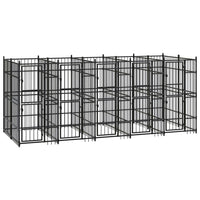 Outdoor Dog Kennel Steel 9.22 m² Kings Warehouse 