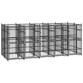 Outdoor Dog Kennel Steel 9.22 m² Kings Warehouse 