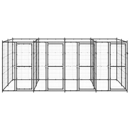 Outdoor Dog Kennel Steel 9.68 m² Kings Warehouse 