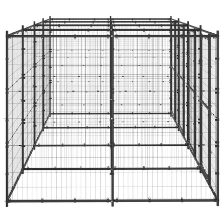 Outdoor Dog Kennel Steel 9.68 m² Kings Warehouse 