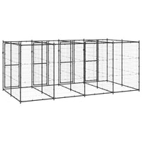 Outdoor Dog Kennel Steel 9.68 m² Kings Warehouse 