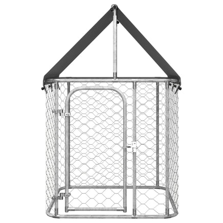 Outdoor Dog Kennel with Roof 100x100x150 cm Kings Warehouse 