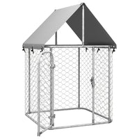 Outdoor Dog Kennel with Roof 100x100x150 cm Kings Warehouse 