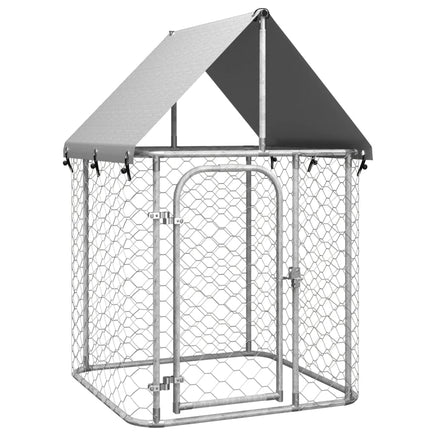 Outdoor Dog Kennel with Roof 100x100x150 cm Kings Warehouse 