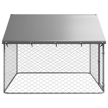 Outdoor Dog Kennel with Roof 200x200x150 cm Kings Warehouse 