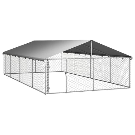 Outdoor Dog Kennel with Roof 600x300x150 cm Kings Warehouse 