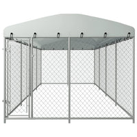 Outdoor Dog Kennel with Roof 8x4x2.3 m Kings Warehouse 