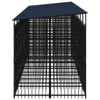 Outdoor Dog Kennel with Roof Steel 14.75 m² Kings Warehouse 
