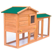 Outdoor Large Rabbit Hutch Small Animal House Pet Cage Wood Kings Warehouse 