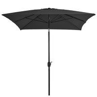 Outdoor Parasol with Metal Pole 300x200 cm Anthracite Kings Warehouse 