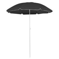 Outdoor Parasol with Steel Pole Anthracite 180 cm Kings Warehouse 