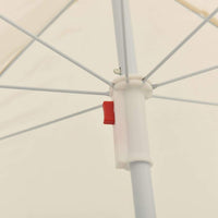 Outdoor Parasol with Steel Pole Sand 180 cm Kings Warehouse 