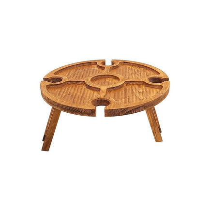 Outdoor Picnic Table Wooden Portable Folding Mini Wine Rack Picnic Table Kings Warehouse 