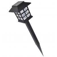 Outdoor Solar Lamp LED Light Set 12 pcs with Spike 8.6 x 8.6 x 38 cm Kings Warehouse 