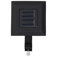 Outdoor Solar Lamps 6 pcs LED Square 12 cm Black Kings Warehouse 