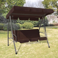 Outdoor Swing Bench with Canopy Coffee Kings Warehouse 