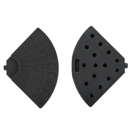 Outdoor Umbrella Stand 4 x Base Pod Plate Sand/Water Patio Cantilever Fanshaped Kings Warehouse 
