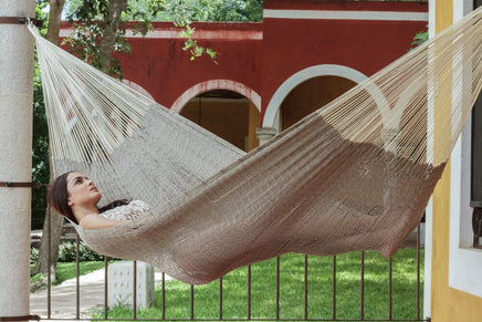 Outdoor undercover cotton Mayan Legacy hammock King size Dream Sands Kings Warehouse 