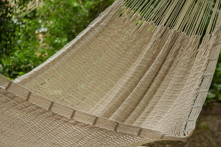 Outdoor undercover cotton Mayan Legacy hammock King size Marble Kings Warehouse 