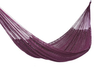 Outdoor undercover cotton Mayan Legacy hammock King size Maroon Kings Warehouse 