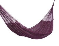 Outdoor undercover cotton Mayan Legacy hammock King size Maroon Kings Warehouse 