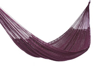 Outdoor undercover cotton Mayan Legacy hammock King size Maroon Kings Warehouse 