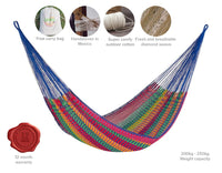 Outdoor undercover cotton Mayan Legacy hammock King size Mexicana Kings Warehouse 