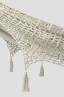 Outdoor undercover cotton Mayan Legacy hammock with hand crocheted tassels Queen Size Marble Colour Kings Warehouse 