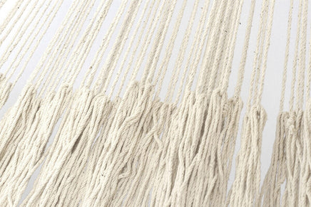 Outdoor undercover cotton Mayan Legacy hammock with hand crocheted tassels Queen Size Marble Colour Kings Warehouse 