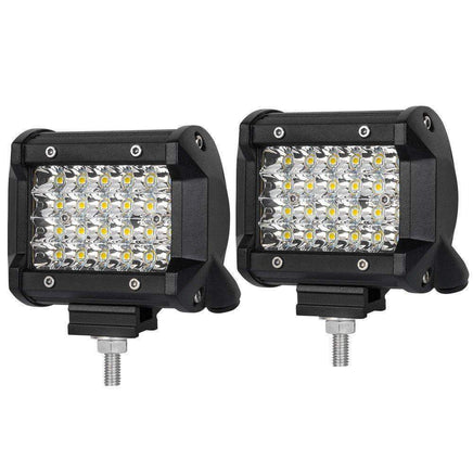 Pair 4 inch Spot LED Work Light Bar Philips Quad Row 4WD 4X4 Car Reverse Driving Kings Warehouse 