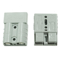 Pair Anderson Style Plug connector 50AMP Caravan Trailer Solar 6AWG GREY AU Kings Warehouse 