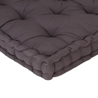 Pallet Floor Cushion Cotton 120x40x7 cm Anthracite Kings Warehouse 