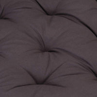 Pallet Floor Cushion Cotton 120x40x7 cm Anthracite Kings Warehouse 