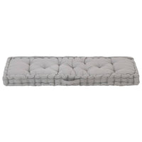 Pallet Floor Cushion Cotton 120x40x7 cm Grey Kings Warehouse 