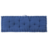 Pallet Floor Cushion Cotton 120x40x7 cm Light Blue Kings Warehouse 