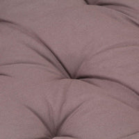 Pallet Floor Cushion Cotton 120x40x7 cm Taupe Kings Warehouse 