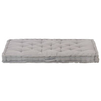 Pallet Floor Cushion Cotton 120x80x10 cm Grey Kings Warehouse 