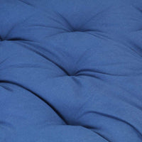 Pallet Floor Cushion Cotton 120x80x10 cm Light Blue Kings Warehouse 