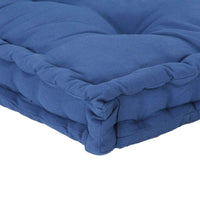 Pallet Floor Cushion Cotton 120x80x10 cm Light Blue Kings Warehouse 