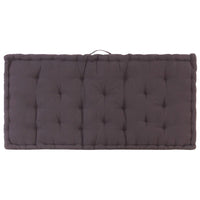 Pallet Floor Cushions 2 pcs Cotton Anthracite Kings Warehouse 