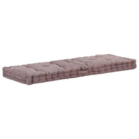 Pallet Floor Cushions 2 pcs Cotton Taupe Kings Warehouse 
