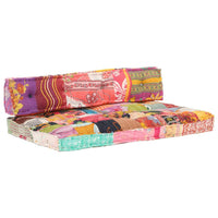 Pallet Sofa Cushion Multicolour Fabric Patchwork Kings Warehouse 
