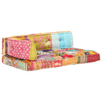 Pallet Sofa Cushion Multicolour Fabric Patchwork Kings Warehouse 