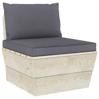 Pallet Sofa Cushions 2 pcs Anthracite Fabric Kings Warehouse 
