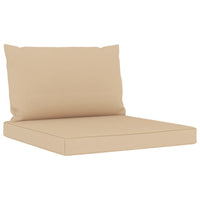 Pallet Sofa Cushions 2 pcs Beige Fabric Kings Warehouse 