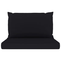 Pallet Sofa Cushions 2 pcs Black Fabric Kings Warehouse 