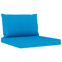 Pallet Sofa Cushions 2 pcs Light Blue Fabric Kings Warehouse 