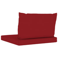 Pallet Sofa Cushions 2 pcs Wine Red Fabric Kings Warehouse 