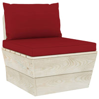 Pallet Sofa Cushions 2 pcs Wine Red Fabric Kings Warehouse 