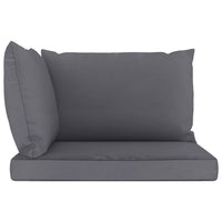 Pallet Sofa Cushions 3 pcs Anthracite Fabric Kings Warehouse 